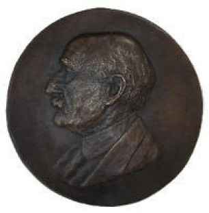 Bronze Relief of Thomas Hardy by Jan Graham (Copyright)